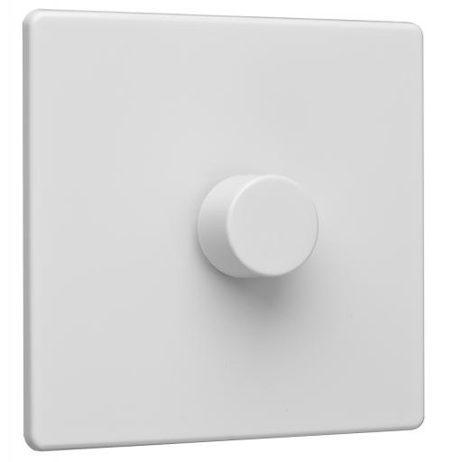 Wall Mounted LED Lighting Dimmer White