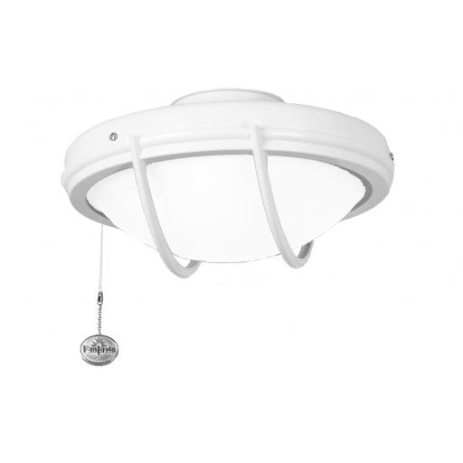 Patio Outdoor Fan Light White